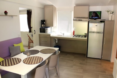 Mobile Home PRM for disabled person 35m²  - covered terrace 15m² (2 bedrooms)