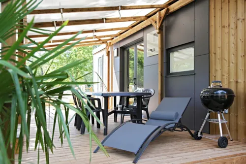 Accommodation - Mobile Home Taos 3 Bedrooms - 38 M²-  Semi-Covered Terrace Of 27 M² - image n°6 - Camping Saint Disdille