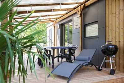 Mobile home TAOS 3 bedrooms - 38 m²-  semi-covered terrace of 27 m²