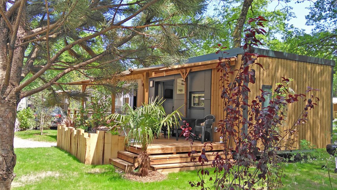 Mietunterkunft - Mobilheim Taos V.I.P 2Ch 35M² - Überdachte Terrasse 27M² (2 Zimmer) - Camping Saint Disdille