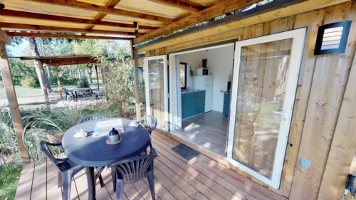 Huuraccommodatie(s) - Tithome (2 Kamers) - Toilet En Aanrecht Met Koud Water - image n°2 - Camping Saint Disdille