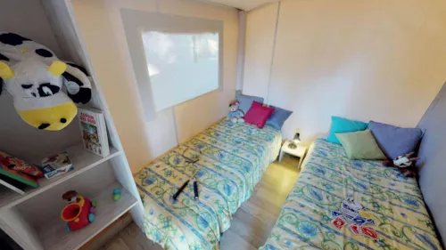 Huuraccommodatie(s) - Ecolodge - Overdekt Terras (2 Kamers) - image n°5 - Camping Saint Disdille