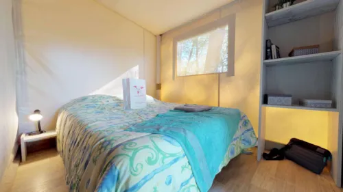 Huuraccommodatie(s) - Ecolodge - Overdekt Terras (2 Kamers) - image n°4 - Camping Saint Disdille