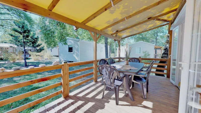 Mobilhome Edelweiss 31M² - Terrasse Couverte 15M² (2 Chambres)