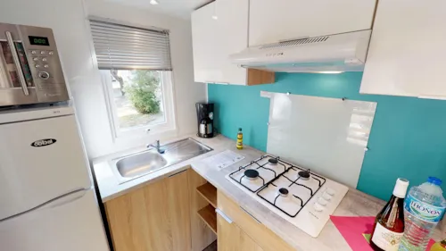 Mietunterkunft - Mobilheim Savoie 31M² - Bedeckte Terrasse 15M² (2 Zimmer) - image n°4 - Camping Saint Disdille
