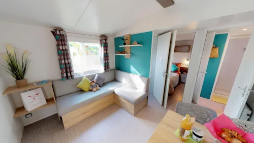 Mietunterkunft - Mobilheim Savoie 31M² - Bedeckte Terrasse 15M² (2 Zimmer) - image n°3 - Camping Saint Disdille