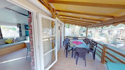 MobilHome SAVOIE 31m²  - covered terrace 15m² (2 bedrooms)