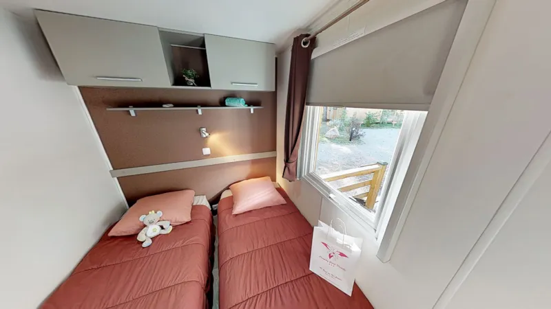 Mobilhome Alpage Climatisation 32M² - Terrasse Couverte 15M² (3 Chambres)