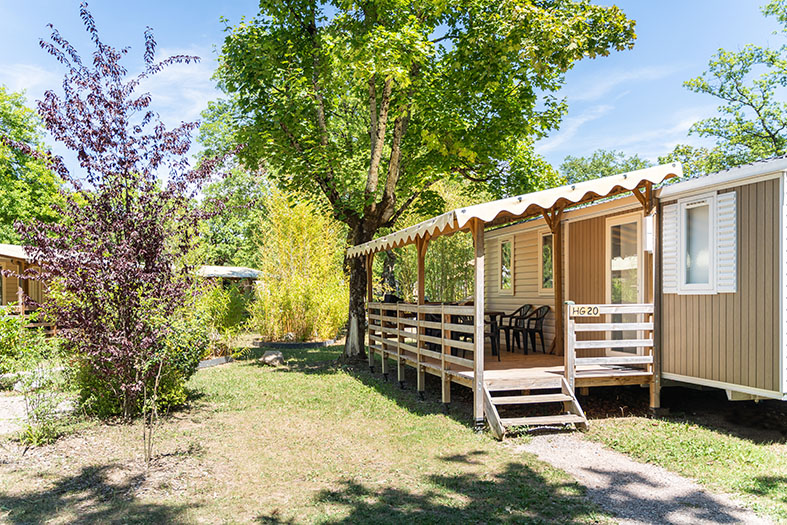 Location - Mobilhome Alpage 32M² Avec Climatisation - Terrasse Couverte 15M² (3 Chambres) - Camping Saint-Disdille