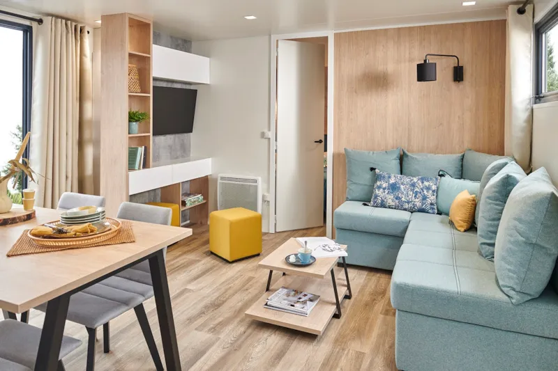 Mobilhome Elegance 2 Ch - 40M² - Terrasse Semi-Couverte 35M²