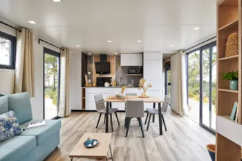 Mietunterkunft - Mobilhome Elegance 2 Zimmer - 40 M² - Halbüberdachte Terrasse Von 35 M² - Camping Saint Disdille