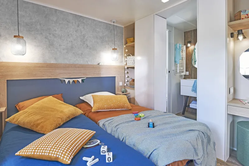 Mobilhome Elegance 2 Ch - 40M² - Terrasse Semi-Couverte 35M²