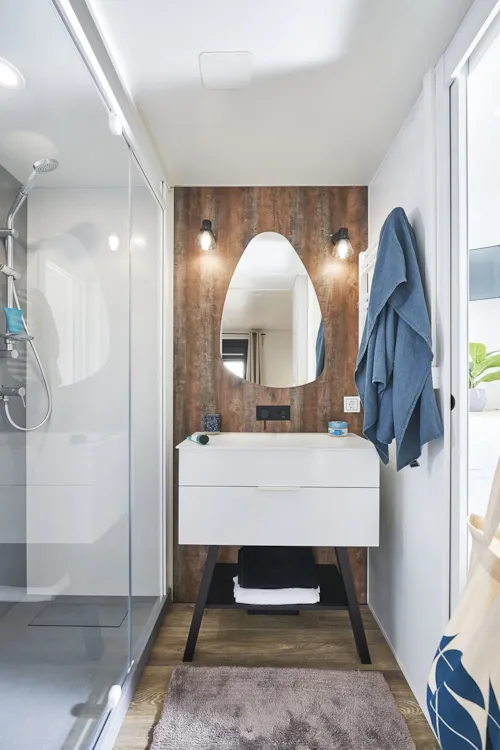 Mietunterkunft - Mobilhome Elegance 2 Zimmer - 40 M² - Halbüberdachte Terrasse Von 35 M² - image n°6 - Camping Saint Disdille