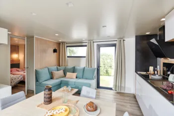 Mietunterkunft - Mobilhome Elegance 3 Zimmer - 40 M² - Halbüberdachte Terrasse Von 35 M² - Camping Saint Disdille
