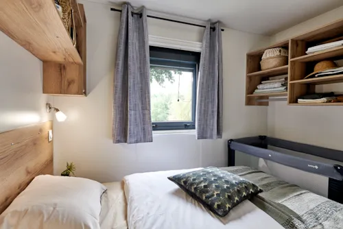 Huuraccommodatie(s) - Stacaravan Haute-Savoie 2 Kamers 32M²  - Overdekt Terras 18M² -4 Pers. - image n°4 - Camping Saint Disdille
