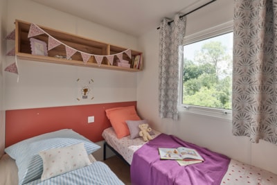 MobilHome HAUTE-SAVOIE 2 bedrooms 32m²  - covered terrace 18m²-4 pers.