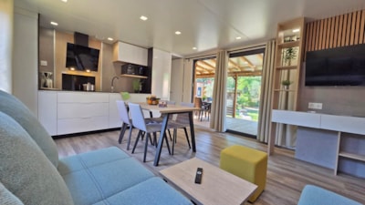 MOBILHOME ELEGANCE 2 Rooms - 40 m² - Semi covered terrace 35 m²