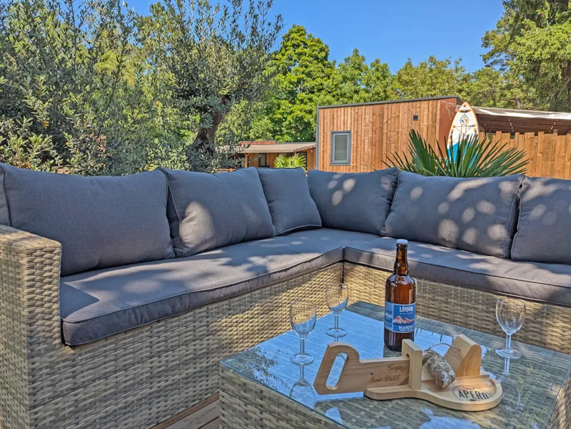 Mobilhome Elegance 2 Ch - 40M² - Terrasse Semi-Couverte 35M²