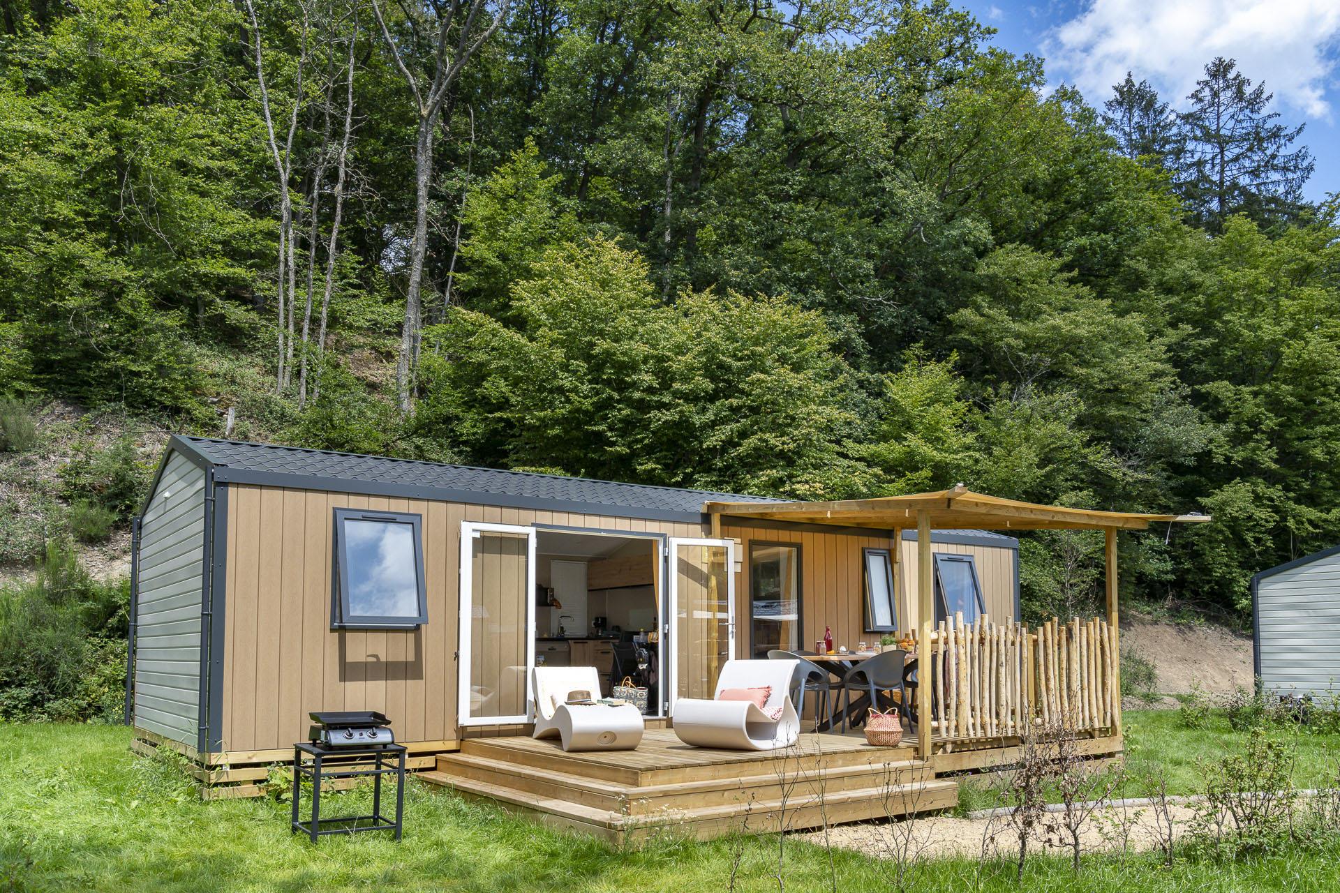 Location - Cottage Cocoon 3 Chambres - Climatisation Premium - Camping Sandaya Parc La Clusure