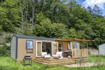 Mietunterkunft - Mobilheim 3 Schlafzimmer Premium - Klimaangle - Camping Sandaya Parc La Clusure