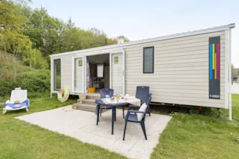 Mietunterkunft - Cottage Ardéco 2 Schlafzimmer **** - Camping Sandaya Parc La Clusure