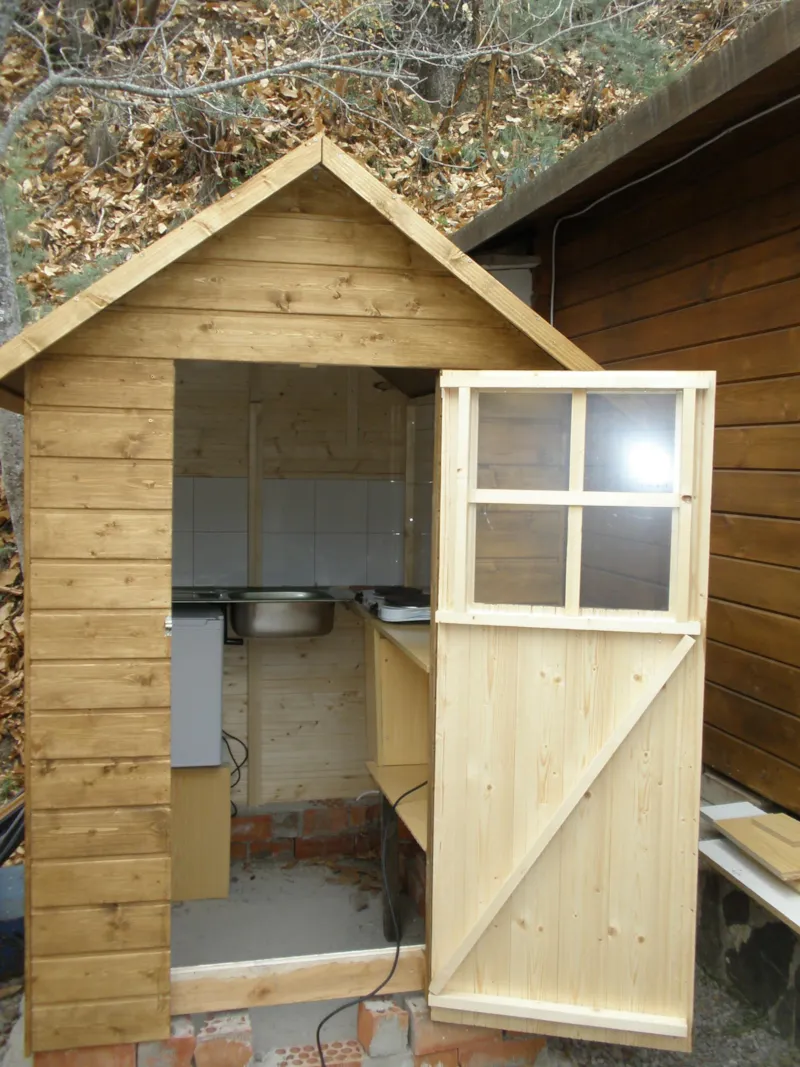 Veleta Cabane En Bois Avec Cuisine
