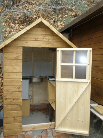VELETA Wooden cabin - Kitchen — 4