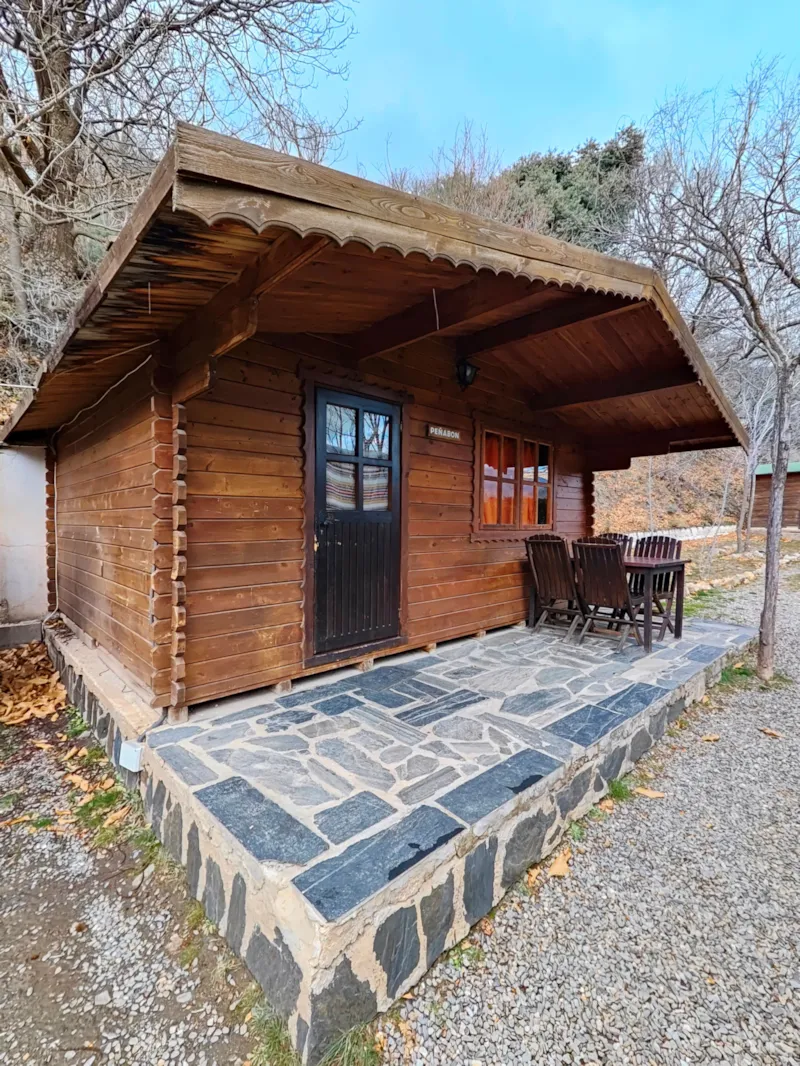 Peñabon Cabane En Bois Avec Cuisine