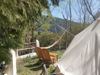 HONDERA comfort glamping tent with electricity — 2
