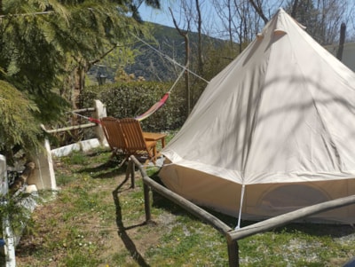 HONDERA comfort glamping tent with electricity — 1