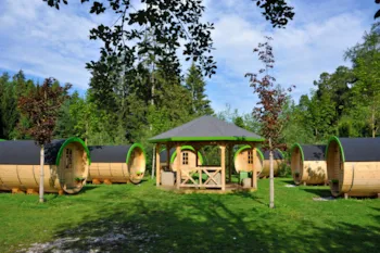 Mietunterkunft - Schlaffass - Ferienparadies Natterer See