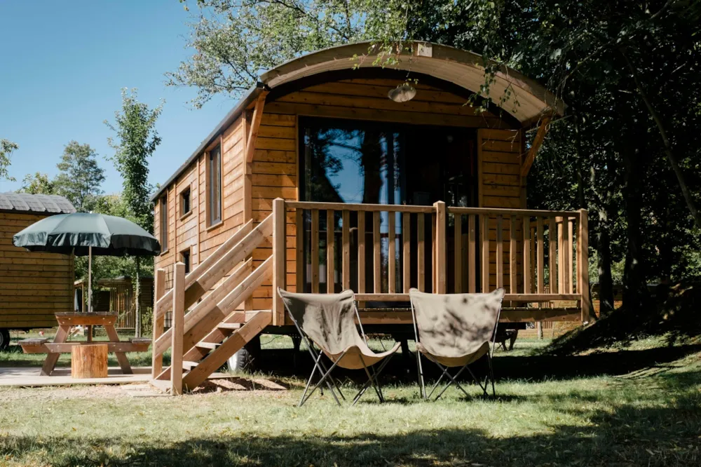 Location - Roulotte - Huttopia Calvados - Normandie