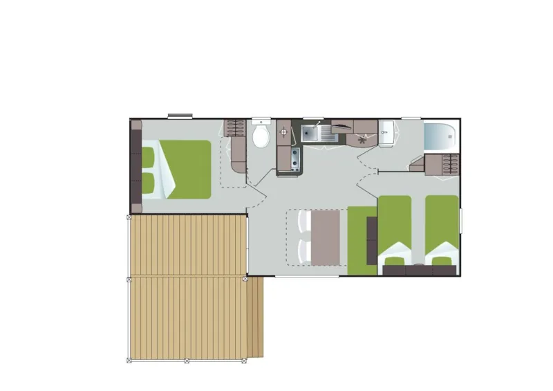 Cottage Loggia 28 M² -  Terrasse Couverte