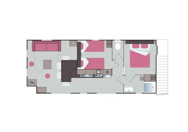 Cottage Cap Deseo 40 M²- Terrasse Semi Couverte - Clim- Tv