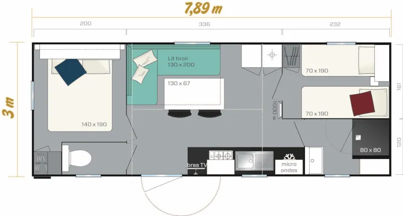 Mobil Home Classic Plus 24M²