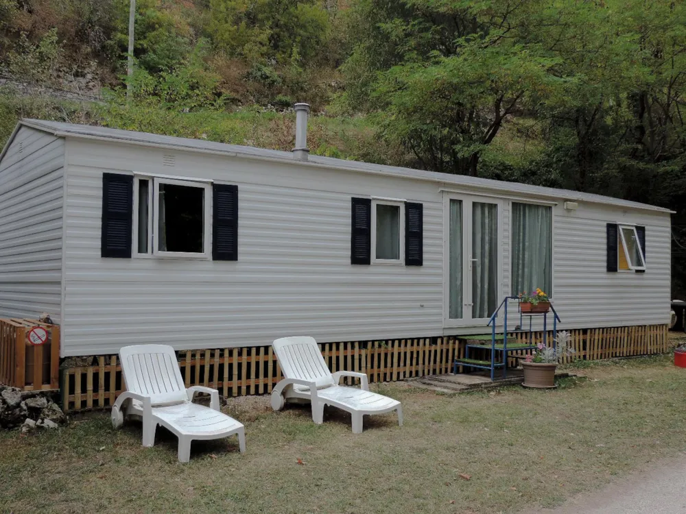 Notre mobil home Cottage (11,5 x 3,7m) - 3 chambres / 2 salles de bains