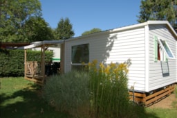 Huuraccommodatie(s) - Mobile-Home Loggia 27M² / 2 Slaapkamers - Overdekt Terras - Camping*** Le Repos du Baladin