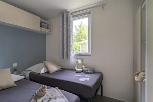 Accommodation - Cottage 2 Bedrooms Air-Conditionning *** - image n°6 - Camping Sandaya Soleil Vivarais
