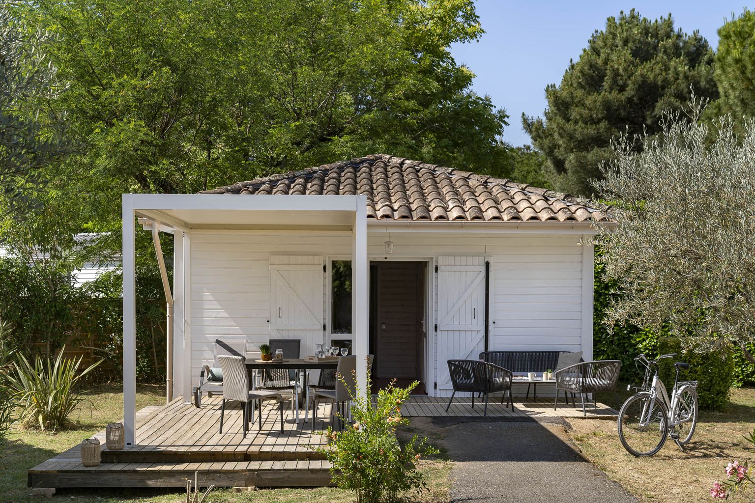 Location - Cottage Pmr 2 Chambres *** - Camping Sandaya Soleil Vivarais