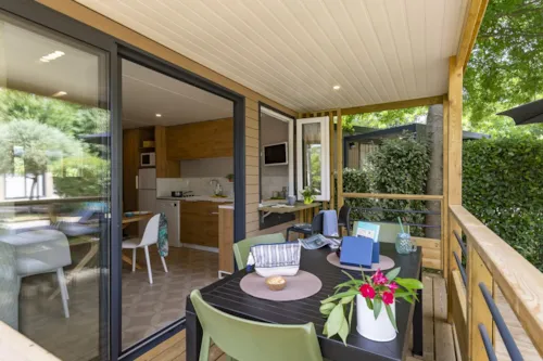 Location - Cottage 2 Chambres **** - image n°2 - Camping Sandaya Soleil Vivarais