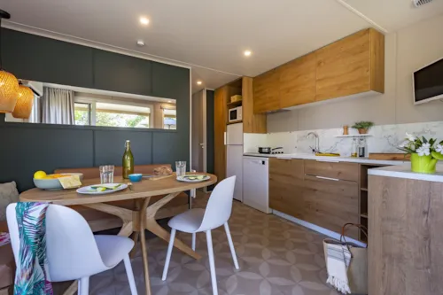 Location - Cottage 2 Chambres **** - image n°3 - Camping Sandaya Soleil Vivarais