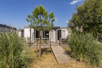 Mietunterkunft - Cottage Arizona 2 Zimmer Premium - Camping Sandaya Soleil Vivarais