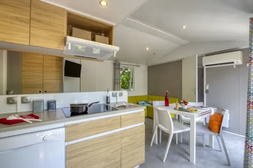 Mietunterkunft - Cottage Burano 3 Zimmer Premium - image n°4 - Camping Sandaya Soleil Vivarais