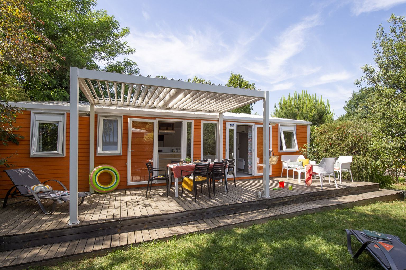 Accommodation - Cottage Burano 3 Rooms Premium - Camping Sandaya Soleil Vivarais