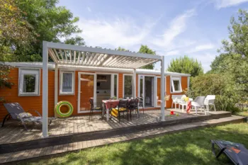 Mietunterkunft - Cottage Burano 3 Zimmer Premium - Camping Sandaya Soleil Vivarais