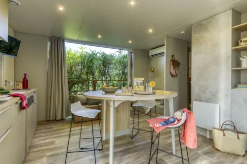 Location - Cottage 3 Chambres Premium - image n°4 - Camping Sandaya Soleil Vivarais