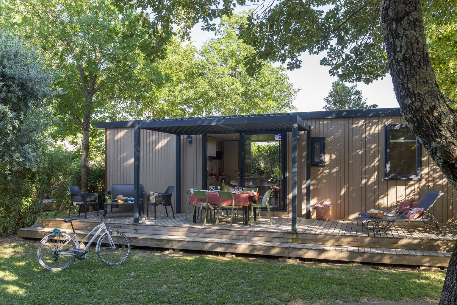 Mietunterkunft - Cottage 3 Zimmer Premium - Camping Sandaya Soleil Vivarais