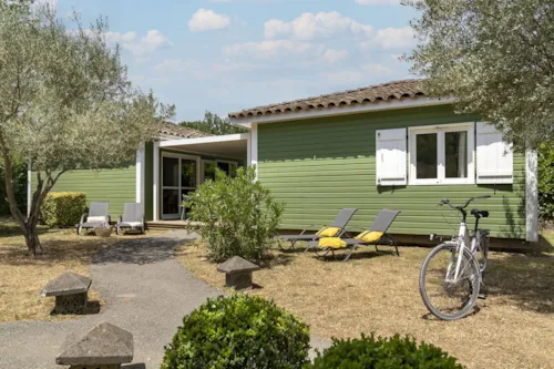 Mietunterkunft - Cottage  Family 4 Zimmer Premium - image n°1 - Camping Sandaya Soleil Vivarais