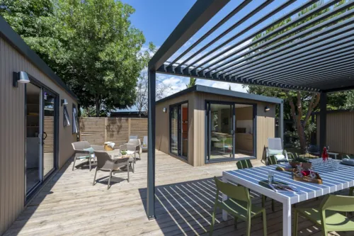 Mietunterkunft - Cottage Tribu 4 Zimmer Premium - image n°2 - Camping Sandaya Soleil Vivarais