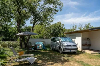 Stellplatz - Stellplatz Prestige - Camping Sandaya Soleil Vivarais